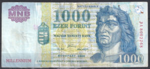 1.000 Forint 2000  P 185-a  FR