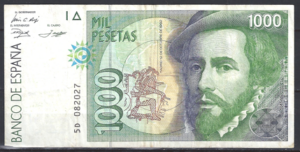 1.000 Pesetas 1992  P 163-2  ZFR-