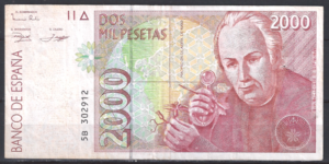 2.000 Pesetas 1992(96)  P 164  FR+