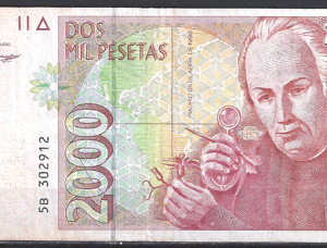 2.000 Pesetas 1992(96)  P 164  FR+