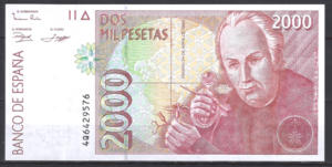 2.000 Pesetas 1992(96)  P 164  PR/XF