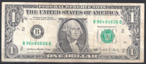 1 Dollar 1988  P 480-a/B  ZFR-