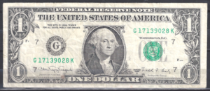 1 Dollar 1988A  P 480-b/G  ZFR-