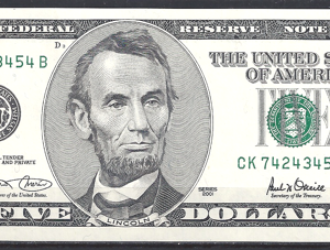 5 Dollars 2001  P 510-K11  UNC