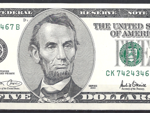 5 Dollars 2001  P 510-K11  PR/XF+