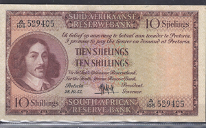 10 Shillings 28-10-1955  P  90-c  PR/XF+