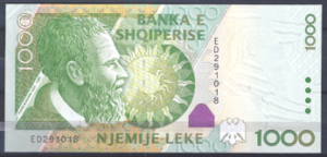 1.000 Leke 2001  P 69-a  UNC