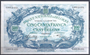 500 Francs 18-2-1943  P 109-2  UNC-