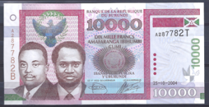 10.000 Francs 25-10-2004  P 43-a  UNC