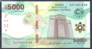 CAS 5.000 Francs 2020  P W703  UNC