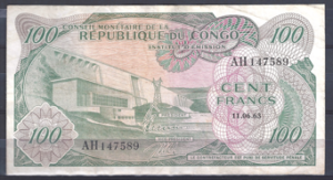 100 Francs 11-6-1963  P 1-a  ZFR