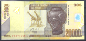 20.000 Francs 30-6-2020  P 104-c  UNC