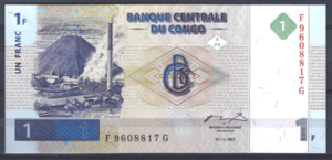 1 Franc 1-11-1997  P 85-a  UNC