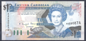 10 Dollars 1993  P 27-A  Antigua  UNC