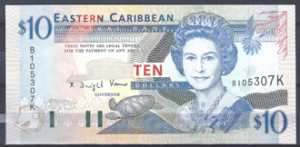 10 Dollars 1994  P 32-K  St.Kitts  UNC