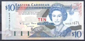 10 Dollars 1994  P 32-L  St. Lucia  UNC