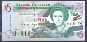 5 Dollars 2000  P 37-M  Montserrat  UNC