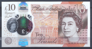 10 Pounds 2016  P 395-1  UNC