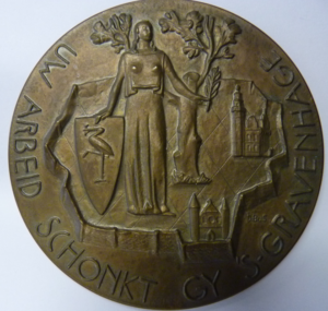 Erepenning voor personen met bijzondere prestaties voor de gemeente Den Haag