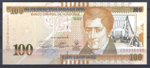 100 Lempiras 20-6-2019  P 102-d  UNC