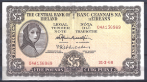 5 Pounds 31-3-1966  P 65-a3  PR/XF