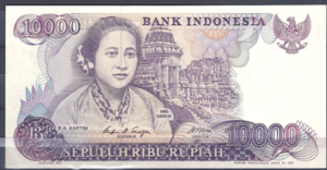 10.000 Rupiah 1985  P 126-a  UNC