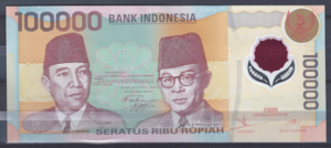 100.000 Rupiah 1999  P 140  UNC