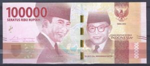 100.000 Rupiah 2016  P 160-a  UNC
