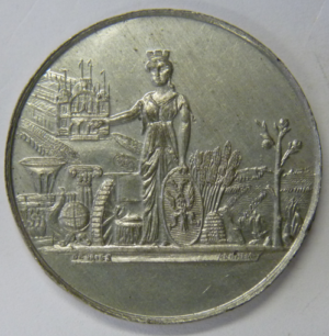 Penning Tentoonstelling Nederlandsche en Koloniale Nijverheid, Arnhem 1879