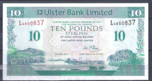 10 Pounds 4-4-2017  P 341-c  UNC