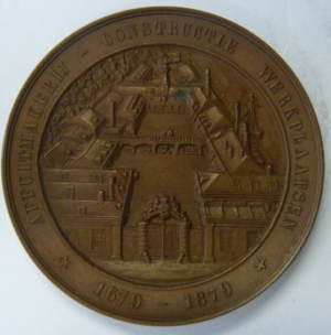 200 jaar herdenking Rijks Artillerie Instellingen in Delft 1879