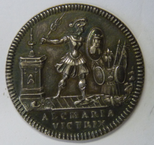 Vroedschapspenning Alkmazar "Alcmaria Victrix" ± 1693