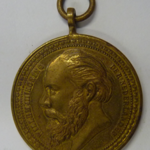 Draagpenning 70e verjaardag Koning Willem III 1887