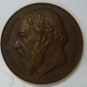 Erepenning A. vanden Peerenboom, Minister van Staat, 1878