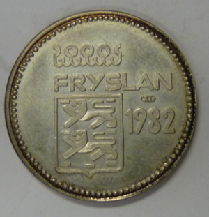 Fryslan, 1 Daalder 1982   Zilver