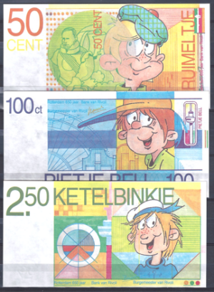 Rivoli Bank Nederlandse Reclamebiljetten 1990 UNC