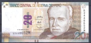 20 Nuevos Soles 17-1-2013  P 188  UNC