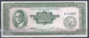 200 Pesos 1949  P 140  UNC