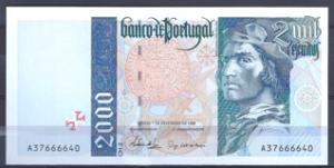 2.000 Escudos 1-2-1996  P 189-b5  UNC