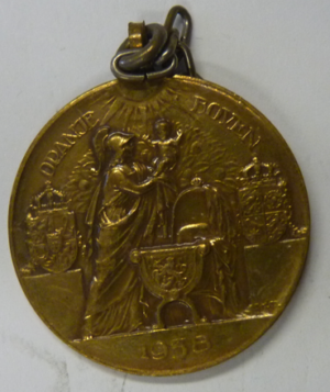 Prijsmedaille U.P.S, Geboortemarsch 1958