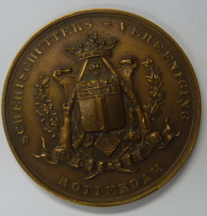 Prijspenning van de Scherpschutters Vereniging Rotterdam 1904.