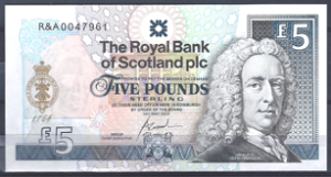5 Pounds 14-5-2004  P 363  UNC