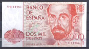 2.000 Pesetas 1980  P 159  UNC