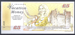 Duitsland 5 Pounds Coupon Fly Shannon 1995-1996  UNC