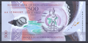 500 Vatu 2017  P 18-2  UNC