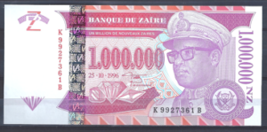 1.000.000 Zaires 25-10-1996  P 79-Ax  UNC