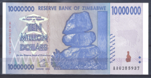 10.000.000 Dollars 2008  P 78  UNC