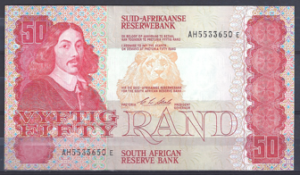 50 Rand 1990  P 122-b  UNC