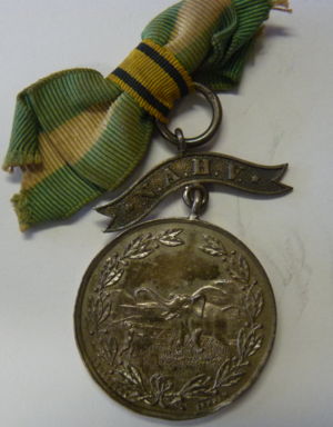 25-jarig Jubileum Anton Greshoff bij Niewe Afrikaanse Handels Vennootschap 1900  Zilver