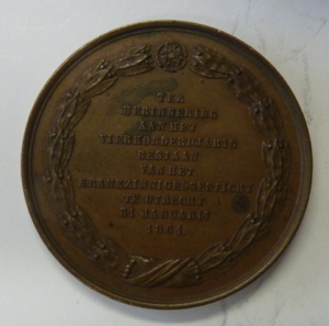 400-jarig bestaan Krankzinnigengesticht te Utrecht, 31 januari 1861